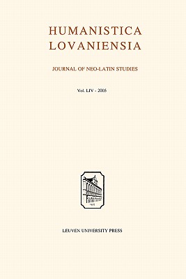 Humanistica Lovaniensia: Journal of Neo-Latin Studies