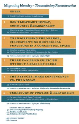 Migrating Identity: Transmission/Reconstruction
